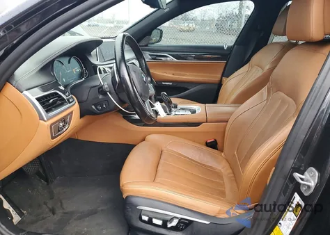 2017 BMW 740 Xe из США, поврежденный, VIN WBA7J2C33HG497851